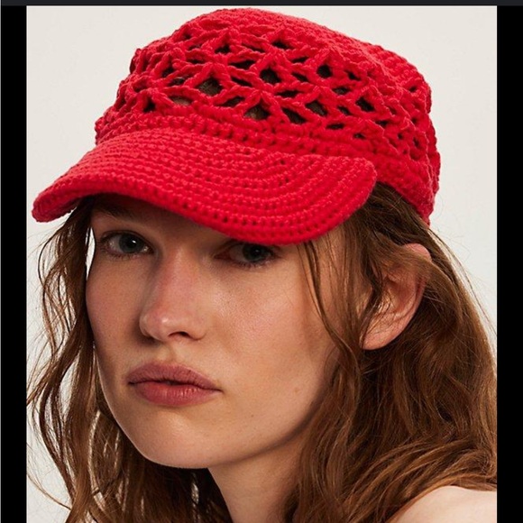 4025. Free People Silvie Crochet Baseball Hat main image 4